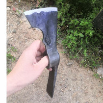 Hand forged and dug pile pickaxe head small firewood pickaxe Detachable Ocean Pick Manganese Steel Axe Small Steel Pick A Bonsai Tool Portable