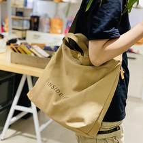 Canvas Bag Mens shoulder bag Large Capacity Mens Bags Shoulder Bag Satchel Bag Hand bag Japanese Light Leisure Backpack