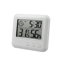 Electronic Humitometer Baby Caravan Greenhouse house Pet Pet with temperature hygrometer with alarm clock The whole point of the alarm clock