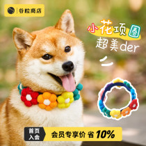 Valley Grain Shops Rainbow Flowers Items Circle Pets chai dog accessories Cat Pooch Kokie Teddy Golden Wow Neckline