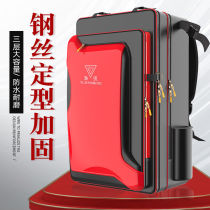 Fishing Gear Bag Large Capacity Fishing Backpack Double Shoulder Waterproof Multifunction Fishing Chair Back Bag Rod Bag Large Belly Containing Fishing Rod Bag