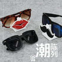 Yueyou paper beard lips glasses display rack glasses shop decoration props glasses display stand