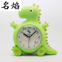 Cute cartoon small alarm clock for children talking boy girl silent luminous student simple clock watch
