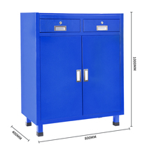Wangbang tool cabinet left and right double door workshop tool car tin cabinet workshop tool cabinet multifunctional tin cabinet