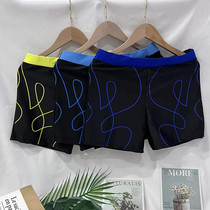 New Mens Swimsuit Flat Corner Swimsuit Pants Waist Up Laces Style Simple And Generous Fashion Spa Swimming Mens Swimming Pants