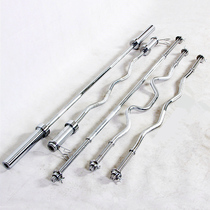 Standard barbell rod Olympic rod Dumbbell electroplated threaded rod 1 21 82 2 meters fitness equipment size hole 2550mm