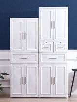 Thickened childrens storage cabinet drawer type baby wardrobe plastic lockers baby box European style chest chest