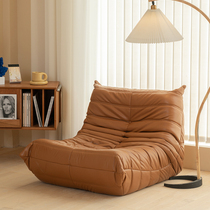 Net red Caterpillar lazy sofa home bedroom small apartment tatami bay window balcony recliner single sofa chair