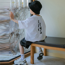 Childrens Fashion Summer Clothes Boy Short Sleeve Suit Summer Clothes Children 2022 New Wave Cool Handsome FASHION BIG BOY