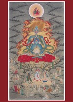 Tie-up face burning Taishi Buddha brand Scorched face Taishi Yankou Ghost King Taishi Master Yulin God Buddha Statue Painting Buddhist portrait