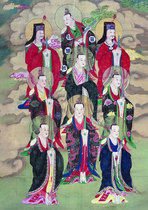 Beidou Nine Emperors statue of the Beidou Jiuxingjun portrait picture picture hanging picture photo paper plastic enshrined Figure 1