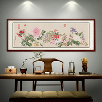 Famous paintings All have the same spring figure cross stitch 2021 new Chinese painting flowers bloom rich living room bedroom study hand thread embroidery