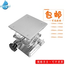 Shanghai customized hydraulic lifting platform scissor mobile platform Hand push small abrasive handling lifting platform car