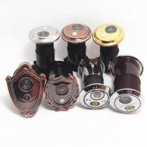 Security door cat eye doorbell integrated 35 pipe diameter lengthened cat eye with doorbell universal high-definition multifunction home door mirror