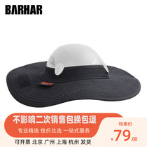 BARHAR ha hat brim folding sunscreen sunshade hat Adventure Rock climbing stream outdoor construction site increase number