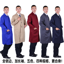 Blue coat handling suit Five-color full lock edge labor protection suit Robe work outfit Four seasons mens and womens robes Machine repair service customization