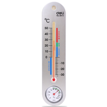 Dei 9013 thermometer hanging wall type indoor and outdoor temperature and humidity meter household greenhouse high precision Mercury