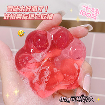 Human peach cat claw soap amino acid mites mite removal skin care Bath face wash soap handmade soap