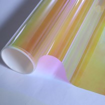 Colorful film Phantom color laser paper drop glue handmade colorful cellophane film photography rainbow color sticker color Iris