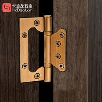 Kadilong stainless steel silent hinge door bearing mother and child hinge 4 inch thick wooden door hinge one price