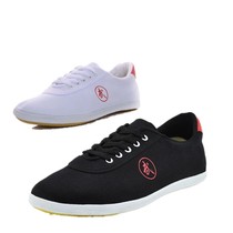 Double star martial arts shoes beef tendon bottom canvas shoes non-slip wear-resistant tai chi shoes men and women with the same style practice shoes Childrens kung fu shoes