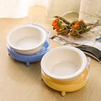 Cat Bowl Ceramic Dog Food Basin Care Neck Cat Food Bowl stainless steel Puppy Bowl bowls Bowls Rice Bowls of Bowls Rice Bowls of Pet Pets Supplies