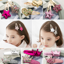 Korean children hairclip female headgear Princess cute hairpin baby bbclip little girl clip Girl clip girl edge clip