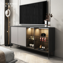 Heisenway bedroom ultra-thin TV cabinet light luxury high room TV cabinet narrow 30cm master bedroom small high cabinet