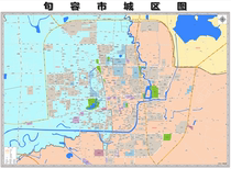  2021 VERSION of Jurong CITY CITY MAP(SINGLE-sided waterproof version)130 BY 94CM Jurong MAP Jurong CITY MAP