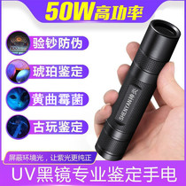 UV flashlight fluorescent agent detection pen small purple light banknote detector Aspergillus flavus test lamp rechargeable