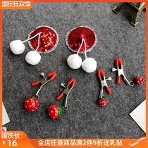 Small emotional sexy breast stickers milk clip underwear cute Christmas Valentines Day accessories can be used many times