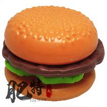 Kindergarten girls boys and children playing house toys simulation food burger puzzle Enlightenment tableware model bulk