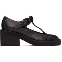 Maison Martin Margiela MM6 black leather Marie precious shoes 2022 new autumn and winter ladies