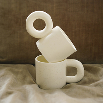  ladylike cup Ceramic couple mug girl net red water cup ins wind high face value coffee cup