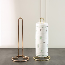 Nordic ins Golden tissue holder vertical tissue table kitchen storage roll holder