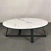 Nordic marble tea table minimalist modern office sofa assorted tea table oval tea table corner a few