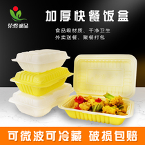 Disposable Lunch Box takeaway lunch box food grade plastic rectangular conjoined environmental fast food Rice Rice packing box