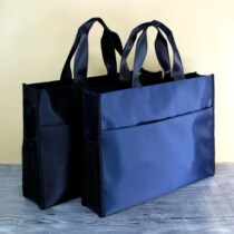 Business Mens Package Office Files Package Hand briefcase Conference Package Customized large-capacity kit 15-inch computer bag