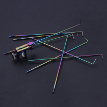 High-strength titanium alloy colorful Needle Needle gear needle hook stripper hook-up device competitive flying big crucian carp special price