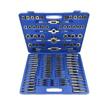 110 Piece Set of Tap Plate Tooth Set Multi-function Wranger Combination Tap Wrench Guns Toolbox