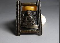 Xiaoluzi Chen Zang Buddha statue old scriptures buckle old Tibetan old Buddha beads accessories old Buddha statue bronze statue