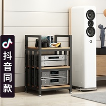  Layer spacing adjustable power amplifier shelf CD player bracket HIFI fever equipment cabinet simple audio floor stand