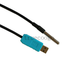 USB temperature sensor Temperature measurement 18b20 digital chip provides test software