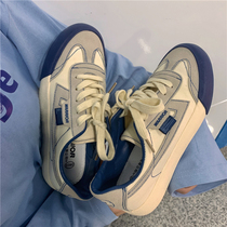 Huili retro canvas shoes female niche 2021 new autumn breathable shoes Joker casual board shoes thin womens shoes
