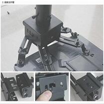 Projector bracket hanger top 3 meters 1 5 meters 1 meters 2 meters 4 meters love thick telescopic BenQ projection hanger New