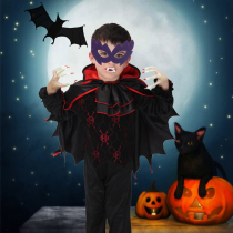 Halloween children costumes little boys vampire cosplay party performance clothes boys clothes long sleeve Cape