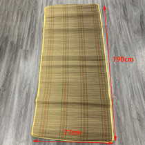 Stock Old Stock Clear Bamboo Mat Summer Naked Sleeping Ice Silk Student Dorm Room Single Foldable Dual-use Grass Mat