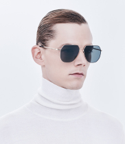 Baosheng new sun glasses men and women simple polarized sunglasses pilot memory alloy PS7030