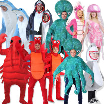 COS Halloween Childrens Day stage performance adult children marine animals seabed General mobilization costume