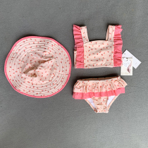 Foreign trade original single girl split bikini bikini bikini swimsuit little girl nylon baby sunscreen swimsuit